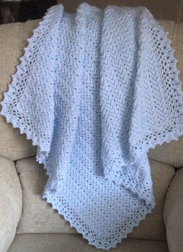 Brenda, baby blanket, crochet.